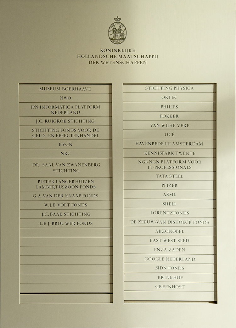 Het Sponsorbord van de KHMW