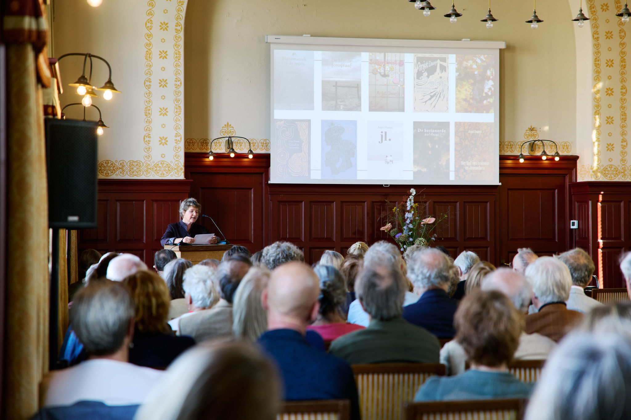 Marie-José Klaver gaf een overzicht van Daanjes oeuvre.